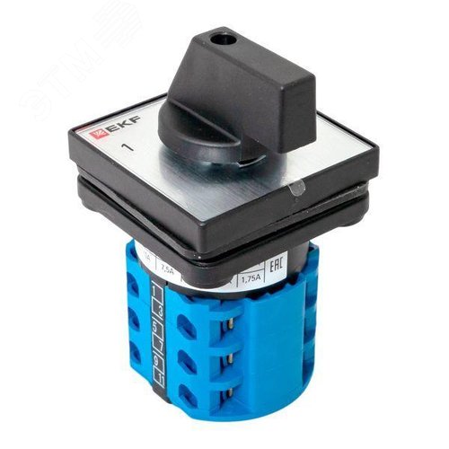 Переключатель кулачковый ПК-1-43 10А 3P 1-0-2 IP65 PROxima - фото 6