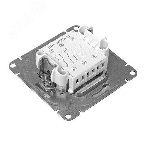 Эпика Механизм выключателя 2кл. проходной белый EKF - фото 9