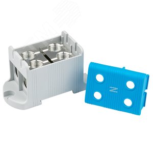 Клемма силовая вводная двойная КСВ 16-95 синяя PROxima - фото 2