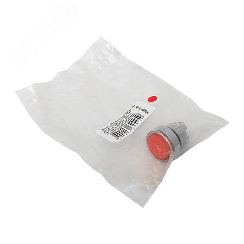 Исполнительный механизм кнопки XB4 красный плоский возвратный без фиксации, с подсветкой IP65 - фото 8