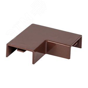 Изображение товара Поворот 90 градусов (20х10) (4 шт) Plast под темное дерево (упак)