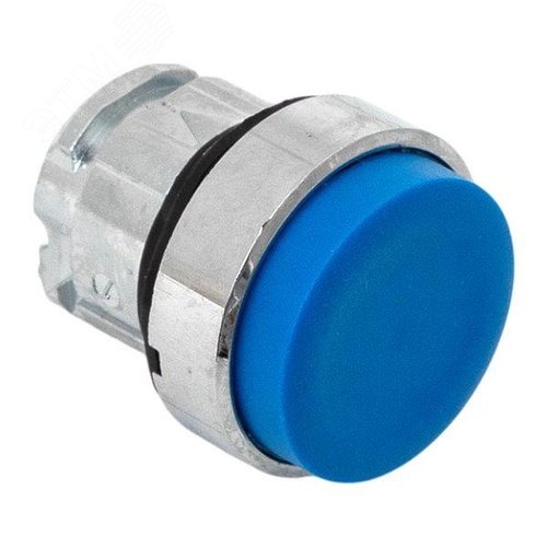 Исполнительный механизм кнопки XB4 синий выпирающая возвратный без фиксации, без подсветки IP65 - фото 6