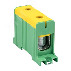 Клемма силовая вводная КСВ 35-150кв мм. желто/зеленая - фото 1