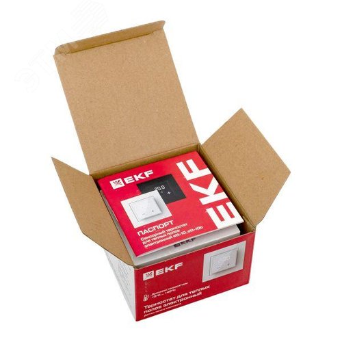 Термостат для теплых полов электронный белый 16 A 230В EKF - фото 12