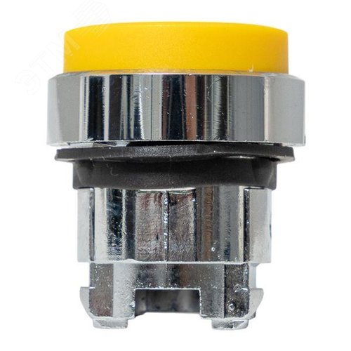 Исполнительный механизм кнопки XB4 желтый выпирающая возвратный без фиксации, без подсветки IP65 - фото 3