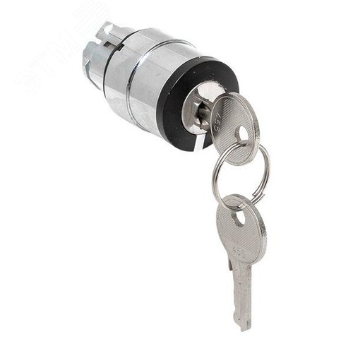 Исполнительный механизм переключателя ХB4 на 2 положения с замком, возвратный без фиксации IP65 - фото 1