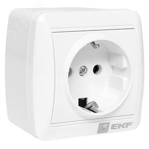 Владивосток Розетка 1-местная 16А с заземлением IP44 EKF - фото 1