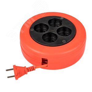 Изображение товара Удлинитель-рулетка 4x5 м без заземления ПВС 2x0.75 10А/2.3кВт PROxima (шт)