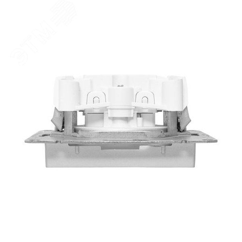 Эпика Механизм розетки 16А без заземления со шторками алюминий EKF - фото 7