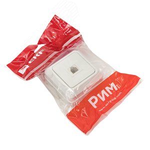 Рим Розетка телефонная Phone белая - фото 2