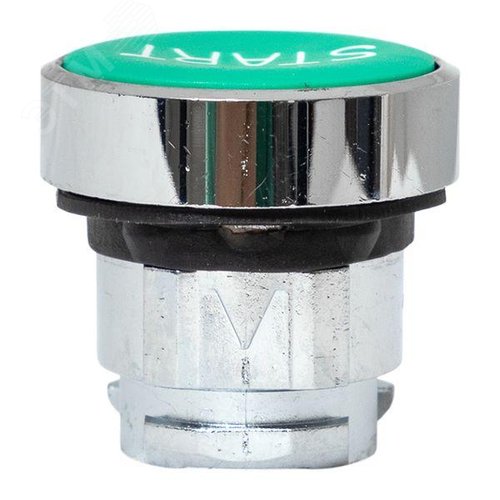 Исполнительный механизм кнопки START XB4 зеленый плоский возвратный без фиксации IP65 - фото 4
