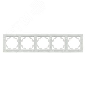 Валенсия Рамка 5-местная сталь - фото 2