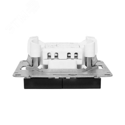 Эпика Механизм выключателя 2кл. с подсветкой черный EKF - фото 7