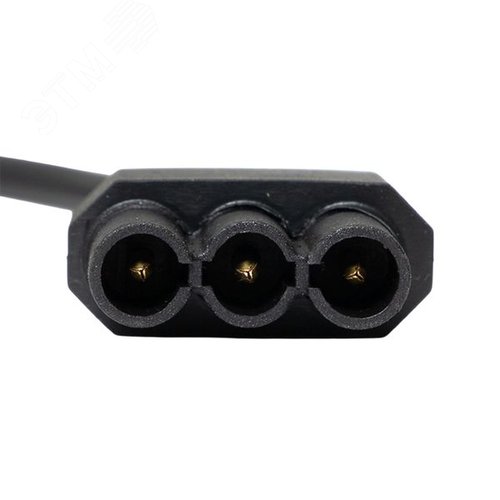 Кабель для подключения светодиодных линейных светильников ДБО-60/120/150 черный 1 метр 3x0,75 мм2 - фото 3