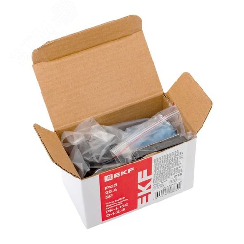 Переключатель кулачковый ПК-1-102 25А 2P 0-1-2-3 IP65 EKF - фото 10