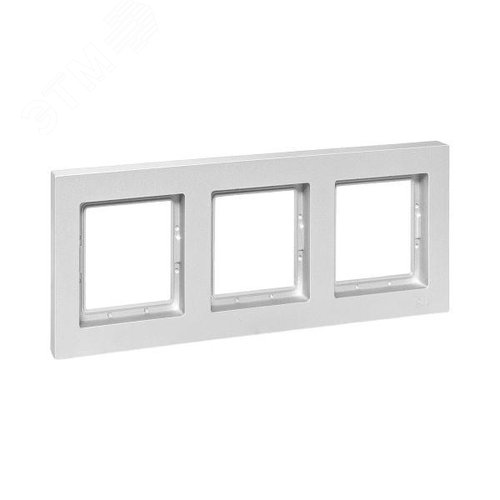 Эпика Рамка 3-местная IP44 алюминий пластик EKF - фото 1