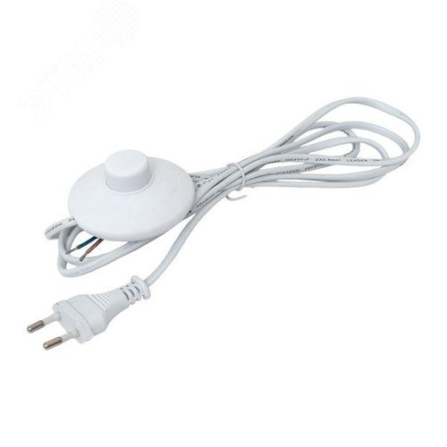 Изображение товара Шнур для бра с ножным выключателем 2 м 2*0.5 мм2 EKF (шт)