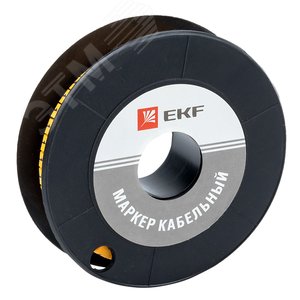 Маркер кабельный 2.5кв.мм 1 (1000ед) (ЕС-1) plc-KM-2.5-1 EKF