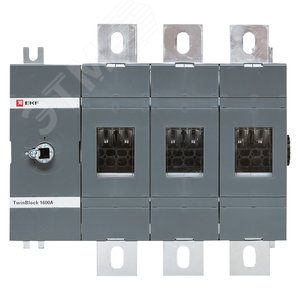 Рубильник 1600A 3P без рукоятки управления Twin block - фото 4