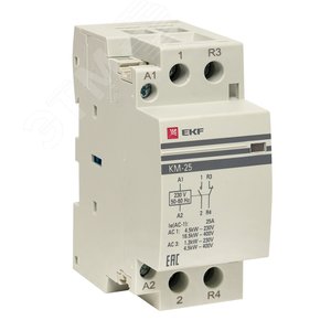 Изображение товара Контактор модульный КМ 25А ТО+ТС (2 мод) (шт)
