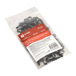 Дюбель-хомут 6х12 полипропилен черный Simple (50шт) - фото 3