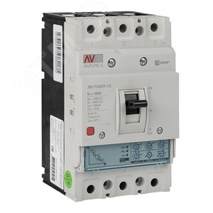 Выключатель автоматический AV POWER-1/3 160А 50кА ETU2.0 mccb-13-160-2.0-av EKF