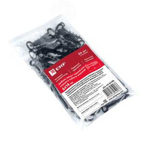 Дюбель-хомут 6х14 полипропилен черный Simple (100шт) - фото 3