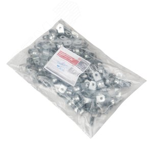 Скоба металлическая двухлапковая d14-15мм  PROxima - фото 2