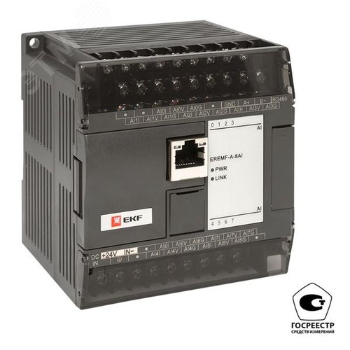 Изображение товара Модуль аналогового ввода EREMF 8 PRO-Logic (с поверкой) (шт)