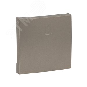 Валенсия лицевая панель кнопки звонка 10А кашемир - фото 2