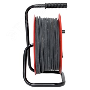 Удлинитель на катушке Гефест 2.0 4 гнезда 50м с заземлением и предохранителем ПВС 3*1,5 16А/3,5к Вт IP44 PROxima - фото 3