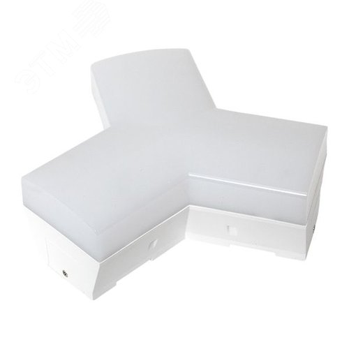 Коннектор фигурный для светодиодных линейных светильников ДБО-Y белый 10 Вт 4000К IP20 LUMA - фото 12