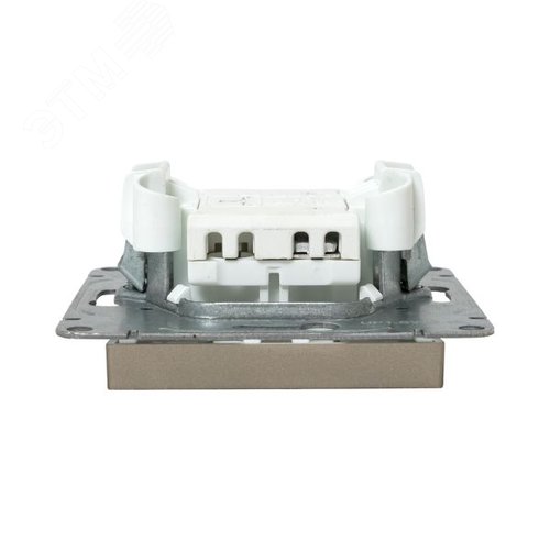 Механизм выключателя. одноклавишный. кнопочный. шампань Эпика EKF - фото 7