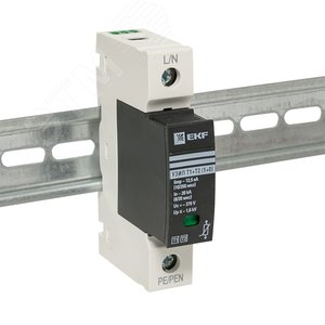 Устройство защиты от импульсных перенапряжений Т1+Т2 Im-12,5kA In-20kA Uc-275В 1+0 PROxima - фото 3