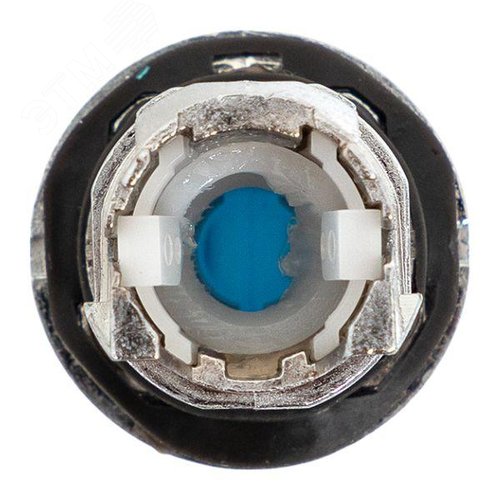 Исполнительный механизм переключателя ХB4 синий на 3 положения возвратный без фиксации, с подсветкой с короткой ручкойой IP65 - фото 7