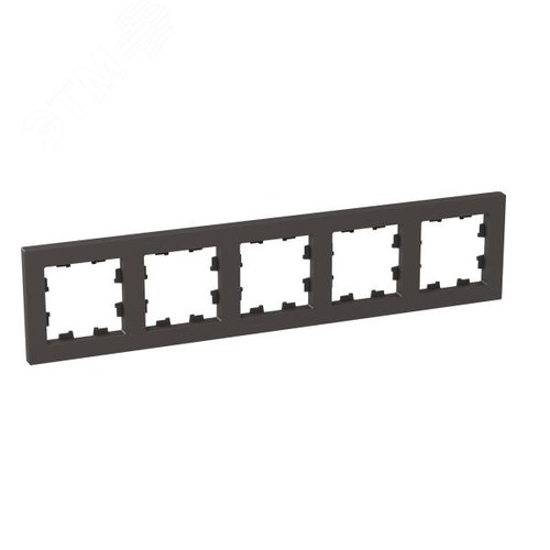Рамка 5-местная мокко.  пластик Эпика EKF - фото 2