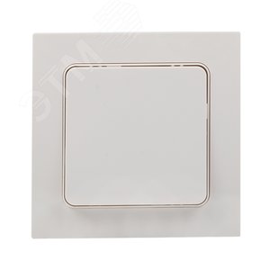 Стокгольм Выключатель 1-кл. 10А белый EKF - фото 1