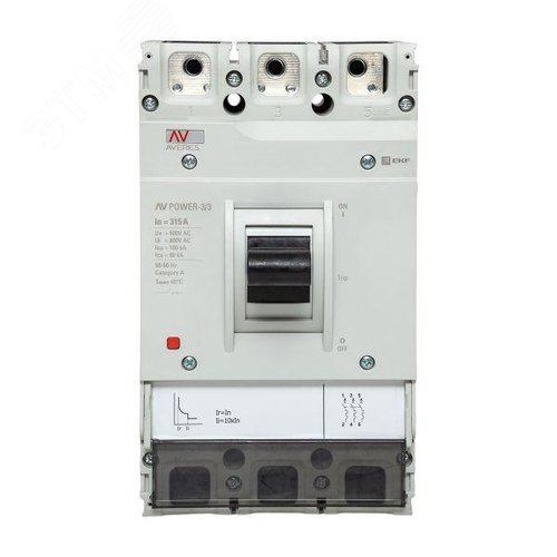 Выключатель автоматический AV POWER-3/3 315А 100kA TR AVERES - фото 3
