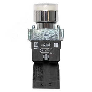 Кнопка BA21 с подсветкой 24В белая NO PROxima - фото 3