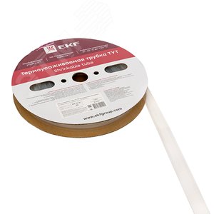 Термоусаживаемая трубка ТУТ 16/8 прозрачная рулон PROxima - фото 4