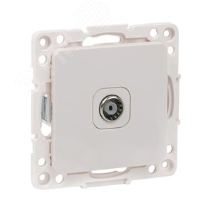 Стокгольм Механизм Розетки TV 1-местной проходной 75Ом 5-862МГц белый - фото 2