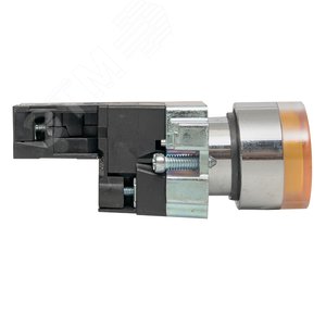 Кнопка BA51 с подсветкой 24В желтая NO PROxima - фото 2