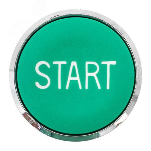 Исполнительный механизм кнопки START XB4 зеленый плоский возвратный без фиксации IP65 - фото 2