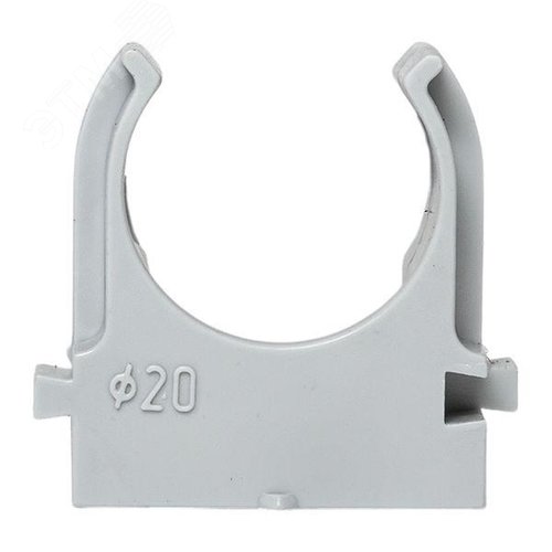 Крепеж-клипса для монтажного пистолета d20 мм серая -Plast - фото 3