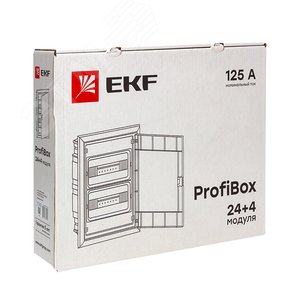 Щит слаботочный встраиваемый ProfiBox'' 513х403х105 IP41 PROxima profibox-m-24+4 EKF - 2
