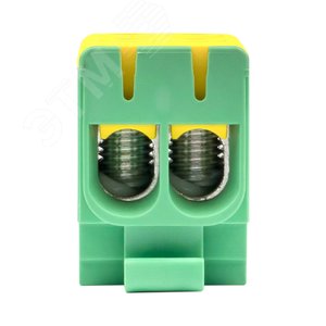 Клемма силовая вводная двойная КСВ 16-50 кв мм. желто-зеленая - фото 3