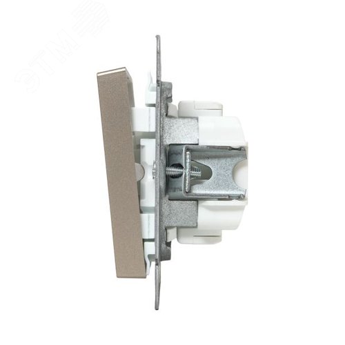 Механизм выключателя. одноклавишный. проходной. шампань Эпика EKF - фото 5