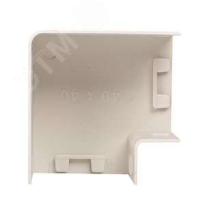 Поворот 90 градусов (40х40) (4 шт) Plast PROxima белый - фото 2
