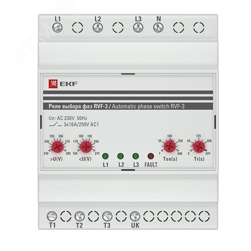 Реле выбора фаз РВФ-3 PROxima - фото 2