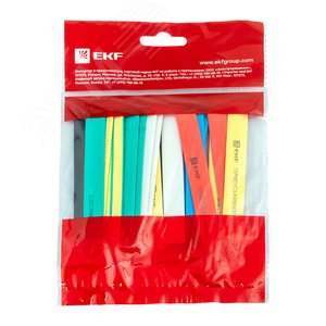 Трубка термоусаживаемая ТУТ нг 10/5 (7 цветов по 3шт) 100мм PROxima - фото 2